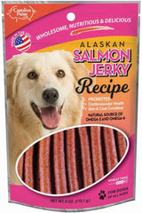 Image of Carolina Prime Pet package of dog treats: Salmon Jerky.