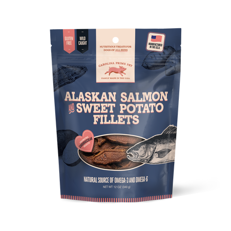 Salmon and Sweet Potato Fillets for Dogs