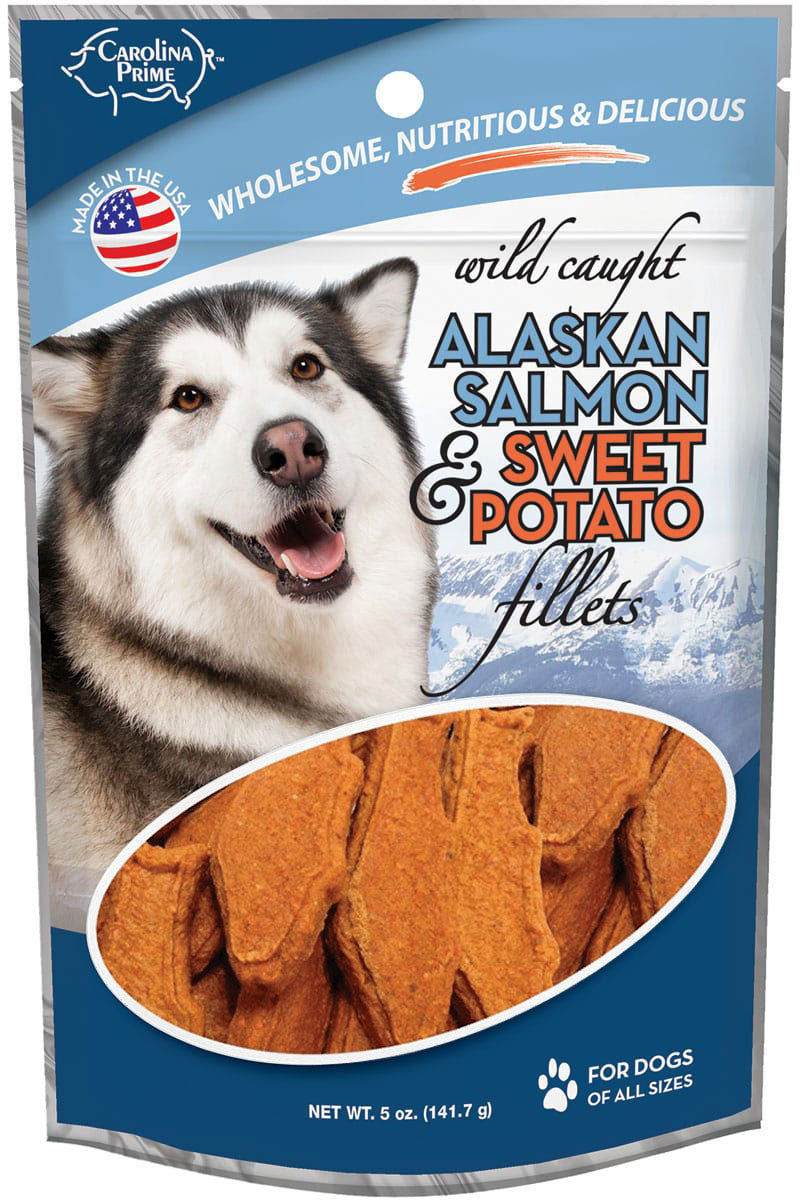 Salmon and Sweet Potato Fillets for Dogs – Carolina Prime Pet