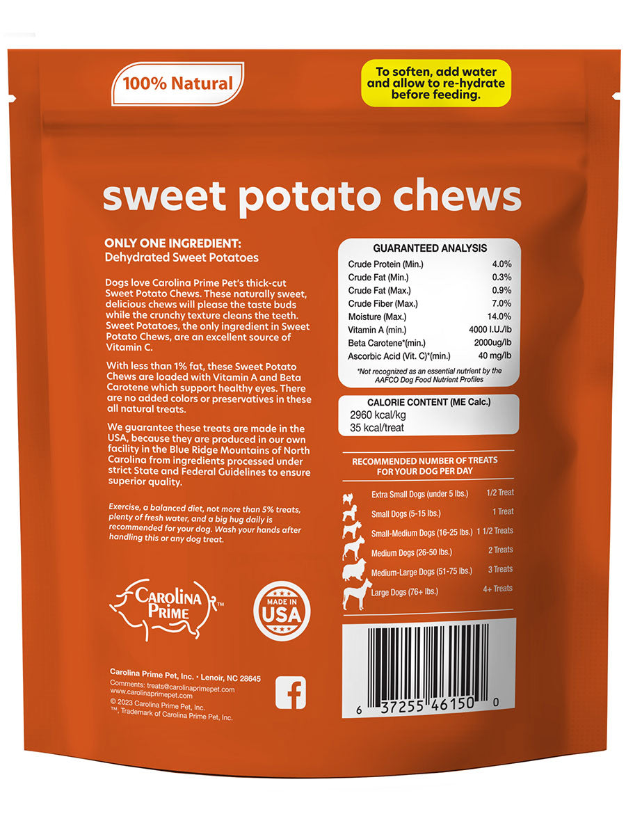 Sweet Potato Chews 32 oz