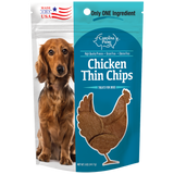 Chicken Thin Chips for Dogs - 5 oz single ingredient dog treats