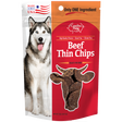 Beef Thin Chips for Dogs - 5 oz single ingredient dog treats