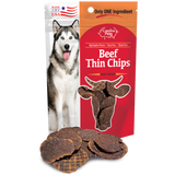 Beef Thin Chips - 5 oz bag with thin chips shown
