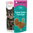 Turkey Tendon Thin Chips for Dogs - 5 oz single ingredient dog treats