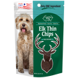 Elk Thin Chips for Dogs - 5 oz single ingredient dog treats