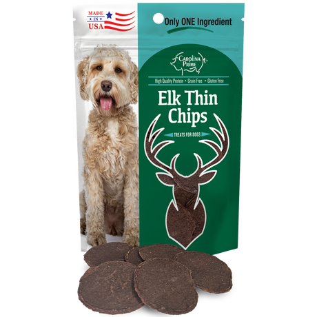 Elk Thin Chips - 5 oz bag with thin chips shown
