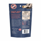 Salmon Jerky Prime Chew for Dogs — 8.5 oz back of bag