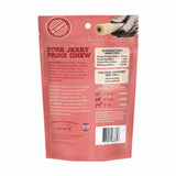 Pork Jerky Prime Chew for Dogs — 8.5 oz back of bag
