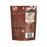 Peanut Butter Prime Chew, 17 oz back of bag with ingredients and guaranteed analysis