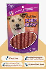 Front of Carolina Prime Pet's Pork Jerky Dog Treats