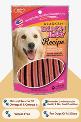 Front of Carolina Prime Pet's Salmon Jerky Dog Treats