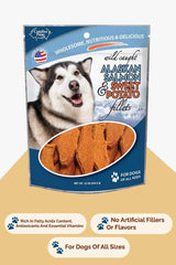 Front of Carolina Prime Pet's Salmon and Sweet Potato Fillets dog treats