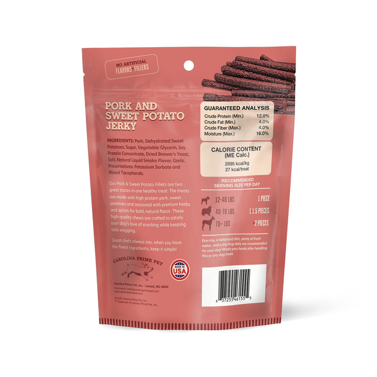 Pork and Sweet Potato Jerky back