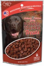 Front of Carolina Prime Pet's Salmon Topper-Trainer Treats 5 oz for dogs