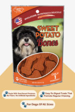 Front of Carolina Prime Pet's Sweet Potato Bone Dog Treats