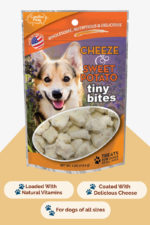 Front of Carolina Prime Pet's Cheeze and Sweet Potato Tiny Bites Dog Treats